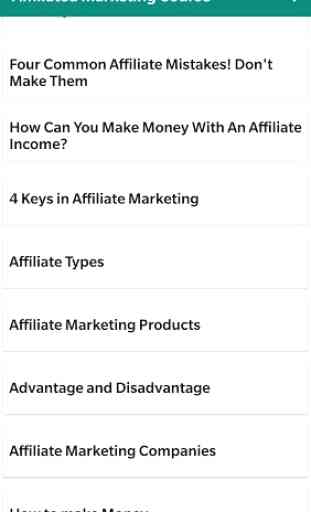 Affiliate Marketing Course : Earn from Affiliate 1