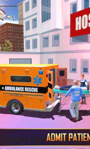 Ambulance Rescue Driving 2018: Service d'urgence 1