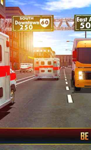 Ambulance Rescue Driving 2018: Service d'urgence 3