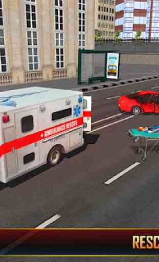 Ambulance Rescue Driving 2018: Service d'urgence 4