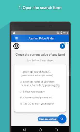 Auction Price Finder -price check & barcode reader 1