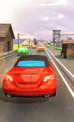 Autoroute Trafic Voiture Courses Simulateur 4