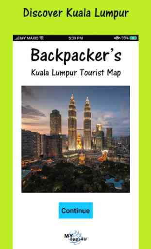 Backpacker's Kuala Lumpur Tourist Map 1