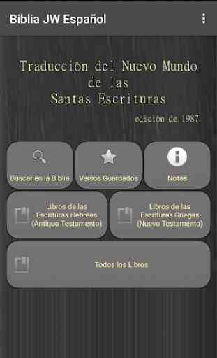 Biblia Español la traducción del Nuevo Mundo 1