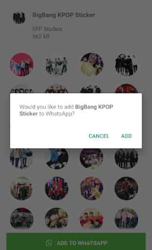 BIGBANG Sticker for WhatsApp - WAStickerApps KPOP 3