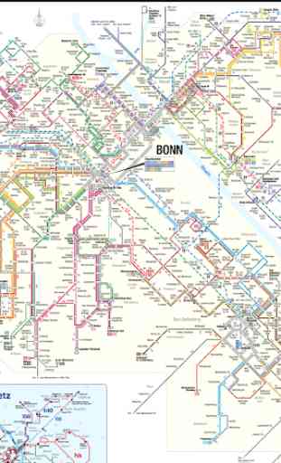 Bonn Metro Map 2