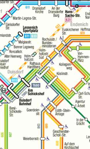 Bonn Metro Map 3