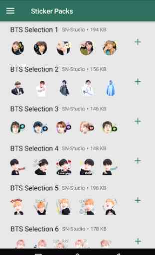 BTS Stickers for Whatsapp 1
