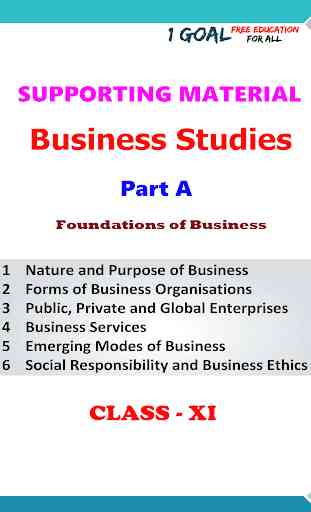 Business Study Class 11 Study Material Part-1 2