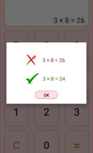 Calcul mental. Table multiplication 3