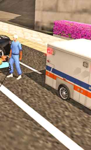 conduite de secours en ambulance de la ville 4