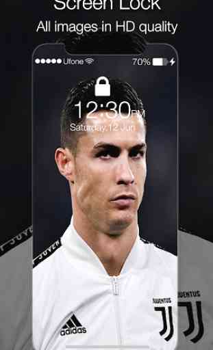 Cristiano Ronaldo Verrouiller l'écran Juventus 4