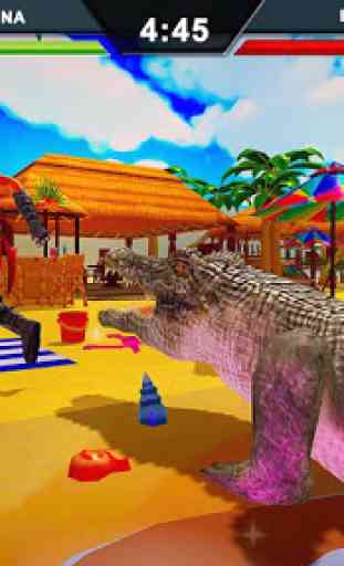 Crocodile Beach & City Attack Simulateur de 1