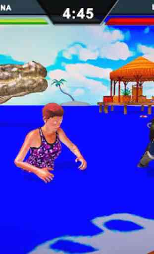 Crocodile Beach & City Attack Simulateur de 4