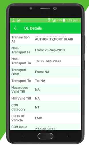 Driving Licence Details - India DL Details 3
