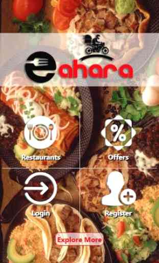 Eahara Food Delivery App 1