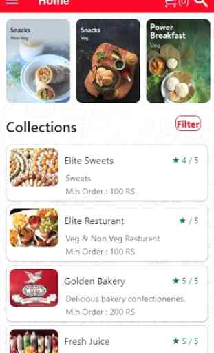 Eahara Food Delivery App 2