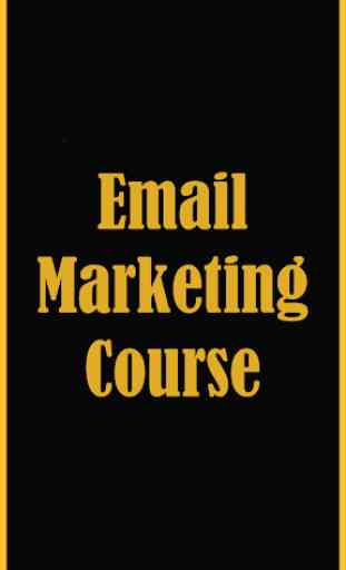 Email Marketing Course 1