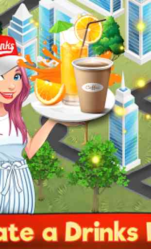 Fabricant de boissons: coffee shop juice tycoon 4