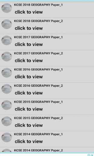 GEOGRAPHY KCSE PAST PAPERS & Answers. 3