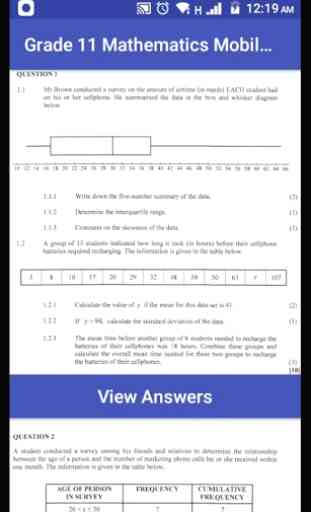 Grade 11 Mathematics Mobile Application 4