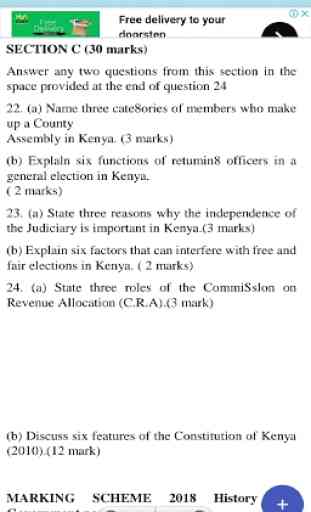 HISTORY KCSE PAST PAPERS & Answers. 2