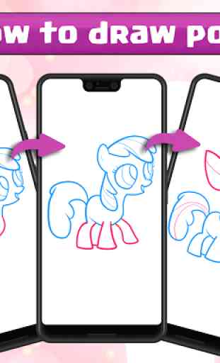 How to draw pony 3