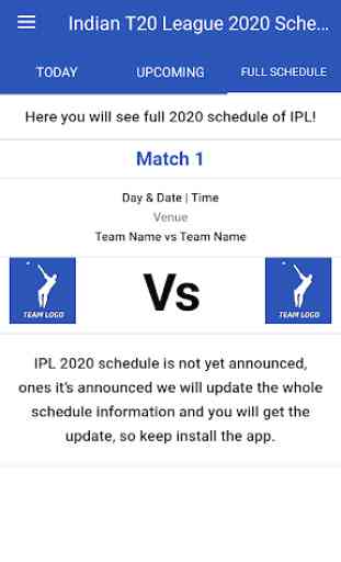 I,P,L 2020 Time Table Full Schedule App 1