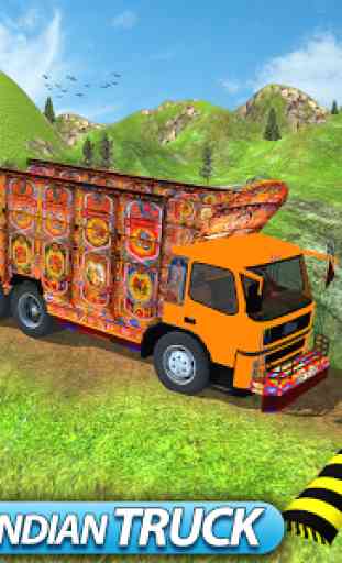 Indien cargaison un camion chauffeur simulateur 1