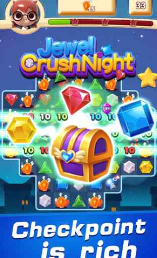 Jewel Crush Night-Match 3 Puzzle 2