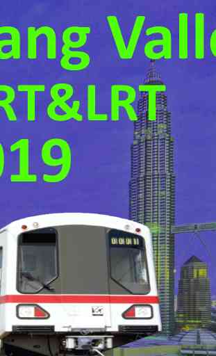 Klang Valley MRT LRT train Carte 2018 2