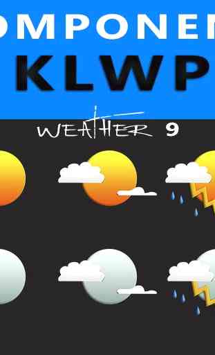 Komponent Weather Di9 KLWP 2
