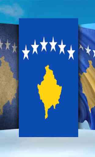 Kosovo Flag Wallpaper 2