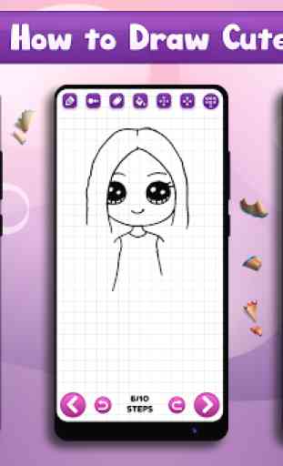 Learn to Draw Cute Girls 3