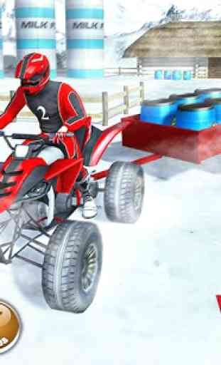 Offroad Quad Bike Cargo Livraison: ATV Rider Sim 1