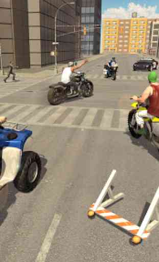 Police des États-Unis ATV Quad Bike Gangster Chase 1