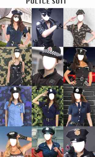Police Photo Editor: Men & Women Police Suit Dress 2