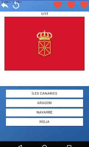 Provinces d'Espagne - test, drapeaux, cartes 2