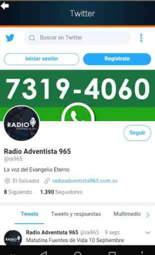 Radio Adventista 96.5 FM EL Salvador 3