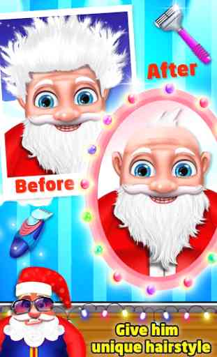 Santa Beard Shave Salon: Makeover Look Change Game 3