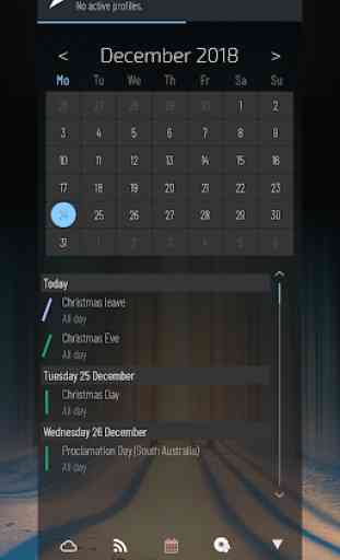 SimpleCal - calendar for Kustom 3