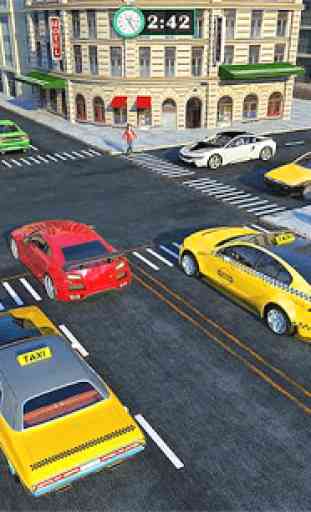 Simulateur de chauffeur de taxi urbain: jeux 1