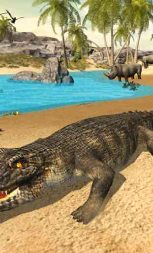 Simulateur De Crocodile: Jeu D'attaque Animale 1
