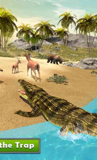 Simulateur De Crocodile: Jeu D'attaque Animale 4