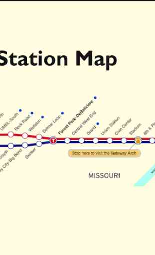 St. Louis Light Rail Map 2