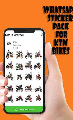Stickers for ktm 2