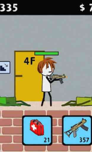 Stickman and Gun 3: Zombie Shooter 4
