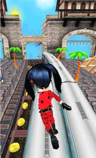 Subway Lady Bug Run Free Game 4