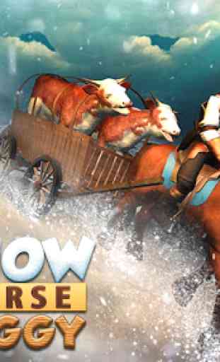 Superheroes Snow Buggy Horse Transport 2
