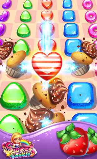 Sweet Cookie -2019 Puzzle Free Game 3